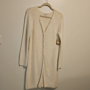 Coldwater Creek Cream Cardigan Sweater